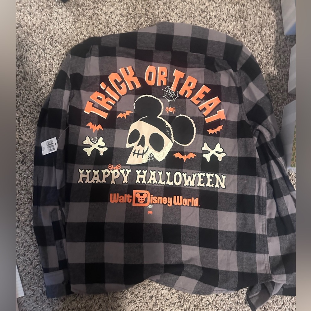 Halloween plaid shirt